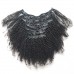 Afro Kinky Nappy Clip in Hair Extensions for Black Women Real Brazilian Virgin Human Hair Clip Ins Natural Color 7pcs/set